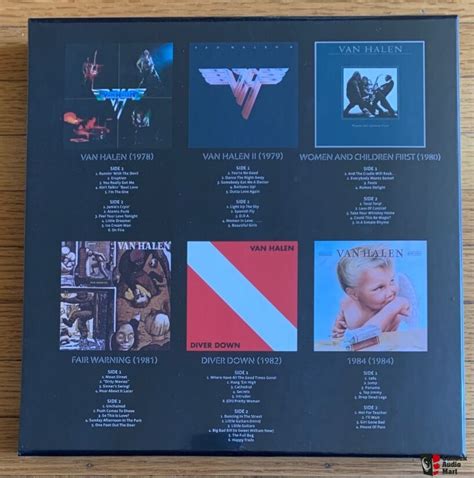 Van Halen 6lp Studio Box Set 1978 1984 New Sealed Photo 4646143