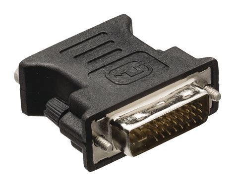 Adaptador Dvi Dvi I Pines Macho Vga Hembra Negro Djmania