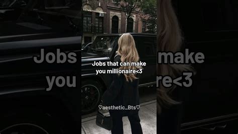 Jobs That Can Make You Millionaire Goviral Fypシ Aesthetic Bts Bts