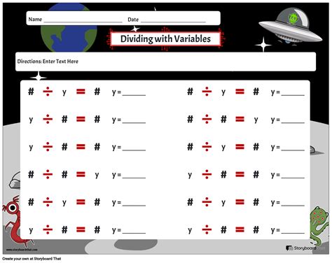 Variables Landscape Color 4 Storyboard By Worksheet Templates