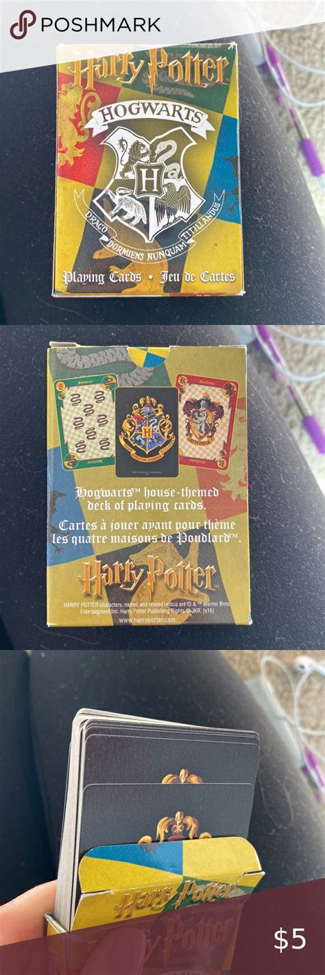 Harry Potter Hogwarts Playing Cards Deck Never Used Playing Card Deck