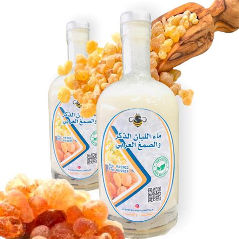 Frankincense Olibanum And Arabic Gum Water ماء اللبان الذكر والصمغ