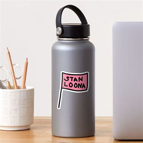 Stan Loona Flag Sticker Sticker For Sale By Jolovesjeonghan Redbubble