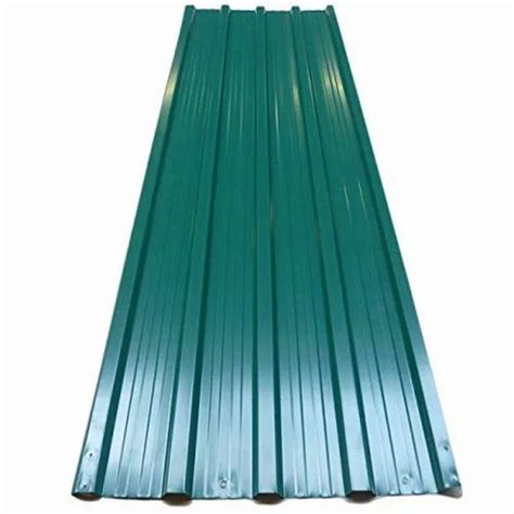 Green Galvanized Iron Color Coated Roofing Sheet Thickness Mm At