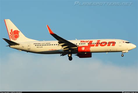 HS LUV Thai Lion Air Boeing 737 8GP WL Photo By SOMPOL JUNLAMART ID