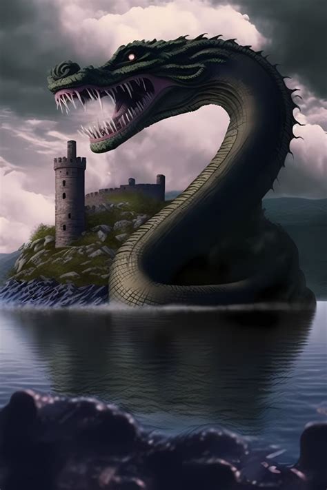 The Loch Ness Monster version 2 | Loch ness monster, Monster, Legends ...