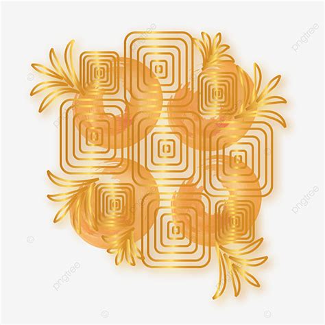 Transparent Ornament Vector Design Images Golden Ornament Transparent