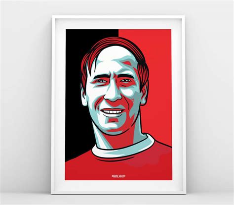 Download Bobby Charlton Football Illustration Art Wallpaper ...