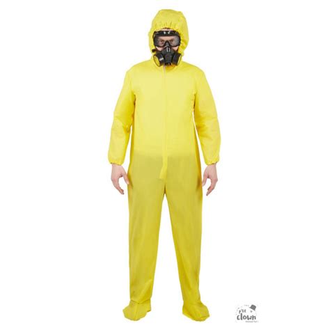 Costume Combinaison Danger Biologique Toxique Jaune Au Fou Rire Paris