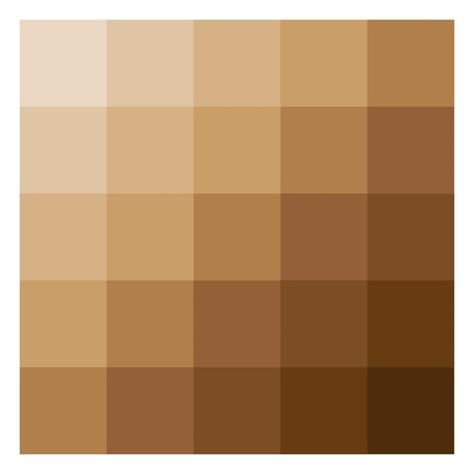 Brown Pantone Color Chart