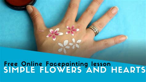 Flower Face Painting Easy | Best Flower Site