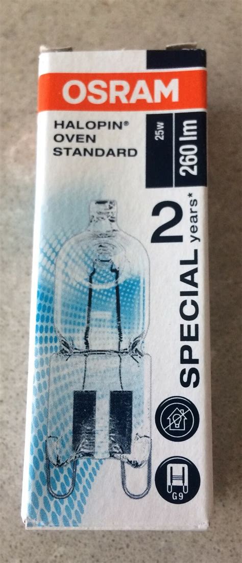 bosch hbabb oven lamp halogen light bulb globe