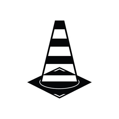 Safety Cone Icon Vector Design Templates 40251127 Vector Art At Vecteezy