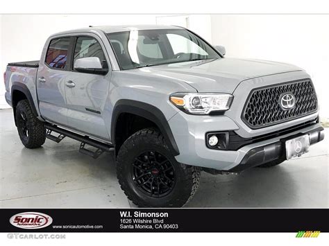 Silver Sky Metallic Toyota Tacoma Trd Sport Double Cab X