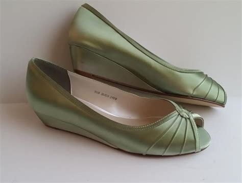 Items Similar To Sage Green Wedding Shoes Sage Green Bridal Shoes Sage Green Wedges With Sage