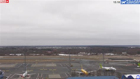 LIVE Webcam en direct Aéroport de Tallinn Estonie SkylineWebcams