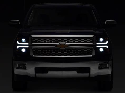 Morimoto Silverado 1500 Xb Led Headlights Black Housing Clear Lens Lf543 B 14 15 Silverado