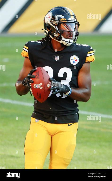 Pittsburgh Steelers Wide Receiver Anthony Johnson 83 During Practice