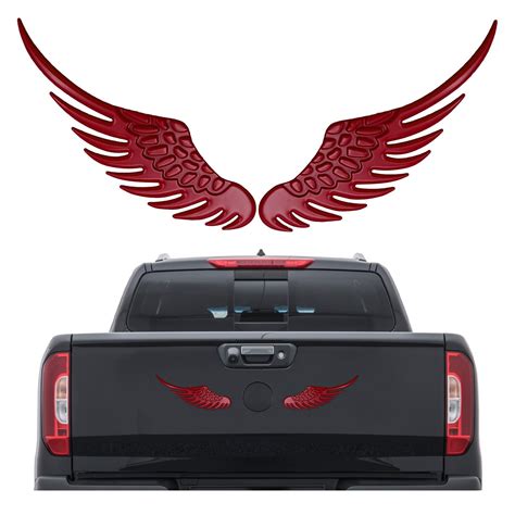 Mua 2PCS Angel Wings Car Stickers 3D Alloy Metal Angel Hawk Eagle