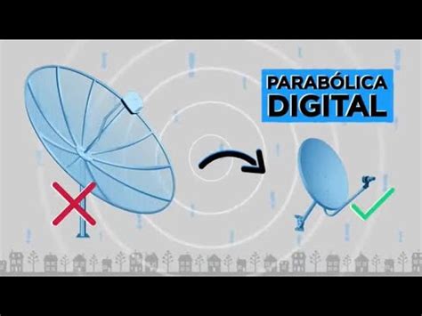 Atenção telespectador antena parabólica convencional terá que ser