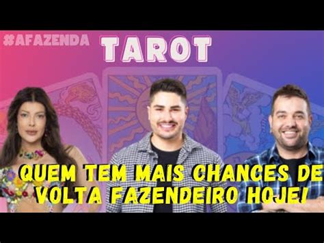 O TAROT REVELOU QUEM TEM A MAIOR CHANCE DE LEVAR O CHAPÉU DE FAZENDEIRO