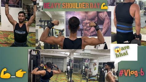 Shoulder Workout 🔥 Vlog 6 How To Shoulder Exercises At Gym Shoulder Exercise Kaise Karen