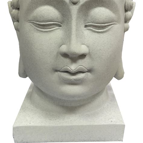 Figura Decorativa Buda Cabeza Gris Mallorca