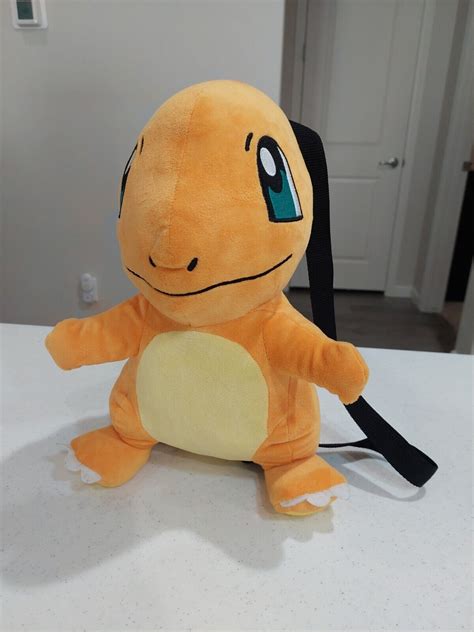 Pokemon Charmander 15 Plush Stuffed Toy Backpack Adjustable Straps