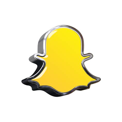3D Snapchat Icon 29129396 PNG