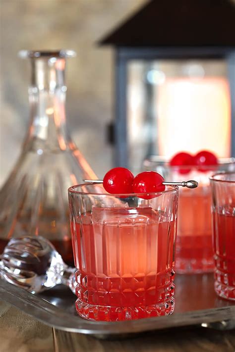 Bourbon Cherry Old Fashioned Cocktail : Bourbon : DrinkWire