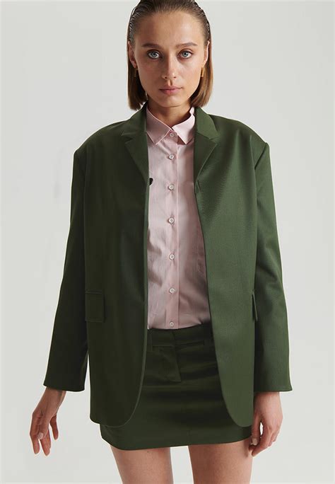 Жакет Naked Shoulders цвет зеленый MP002XW0MMO1 купить в интернет магазине Lamoda