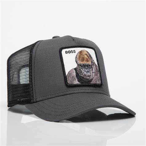 Goorin Bros Boss Gorilla Trucker Cap In Black For Men Lyst Uk