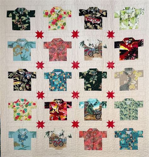 Moda Hawaiian Shirt Quilt Pattern