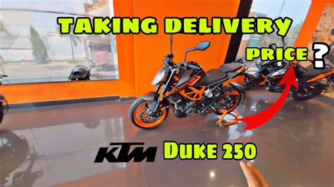 Taking Delivery Of Ktm Duke Check On Road Price Duke 250 Ktm Duke New Model 2023 Youtube