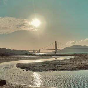 Aerial Golden Gate Bridge Rougerouge Photograph By David Perea