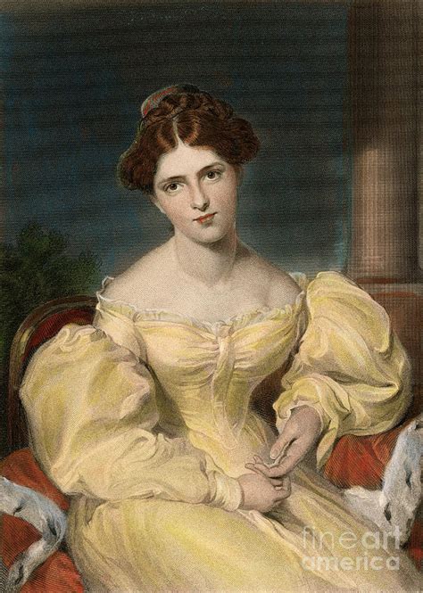 Frances Anne Fanny Kemble Drawing By Granger Fine Art America