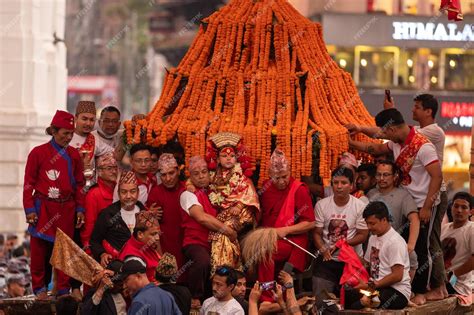 Premium Photo Indra Jatra Also Known As Yeny Is The Biggest Religious