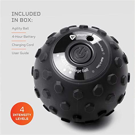 Lifepro 4 Speed Vibrating Massage Ball Roller Revolutionary Lacrosse