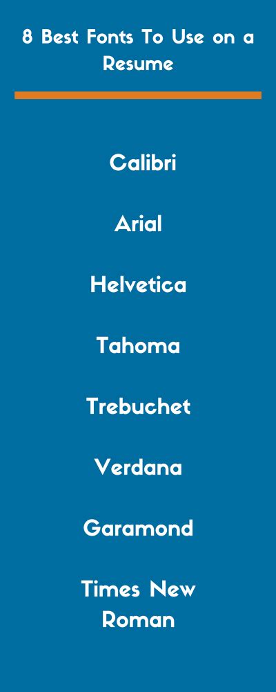 The Best Fonts and Size to Use on a Resume (Updated 2024) | ZipJob