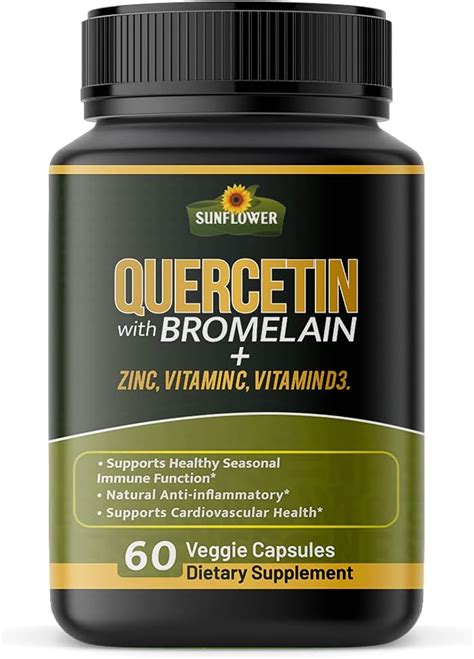 Amazon Quercetin With Vitamin C And Zinc Quercetin With