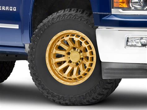 Black Rhino Silverado 1500 Raid Gold 6 Lug Wheel 17x8 5 0mm Offset