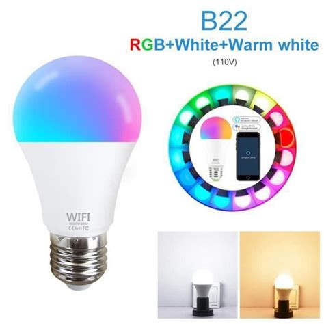 Goodman Ampoule Intelligente Wifi Led Smart Bulb Ampoule Connectee