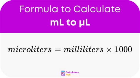 ml  ml calculator