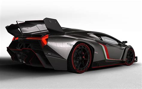 Lamborghini Veneno Black And Red