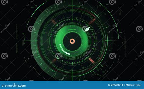 A Radar With A Green Blip Indicating A Safe Browsing Environment