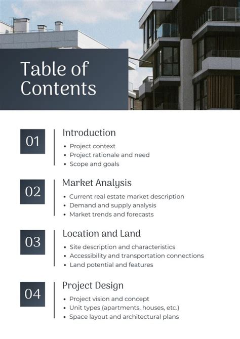 Free Table Of Contents Templates To Design I Wepik