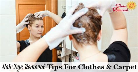 Hair Dye Removal Tips For Clothes, Carpet & Other Fibers