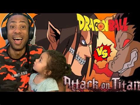 Goku Vs Eren Yeager Rap Battle Reaction Time SSJ9K YouTube