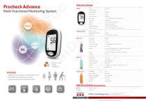 Glucómetro automático TD 4206 TaiDoc Technology para hospitales