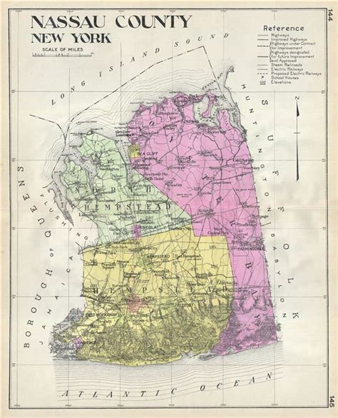 Nassau County New York.: Geographicus Rare Antique Maps